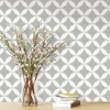 Tempaper & Co. Terrazzo Star Removable Peel and Stick Wallpaper, Stone Gray, 28 sq ft: Vinyl, Self-Adhesive, Geometric, Peelable - 3 of 4