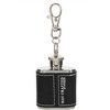 Pavilion Gift Company - Man Fuel - PU Leather & Stainless Steel 1 oz Mini Flask - Portable Drinkware - 4 of 4