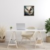 Stupell Industries Intense Eagle Spreading Wings Black Framed Floater Canvas Wall Art - 2 of 4