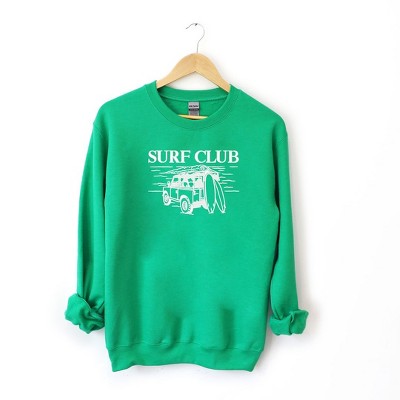 Simply Sage Market Women's Graphic Sweatshirt Embroidered Surf Club Jeep