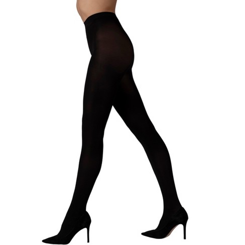 LECHERY Women's Fleece Tights (1 Pair) - S/M, Black