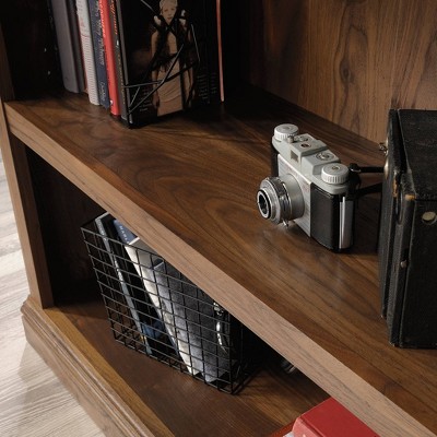 Adjustable Grand Walnut 3-Shelf Bookcase