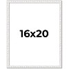 PosterPalooza | Textured White Picture Frame - UV Acrylic, Foam Board Backing, Hanging Hardware - 2 of 4