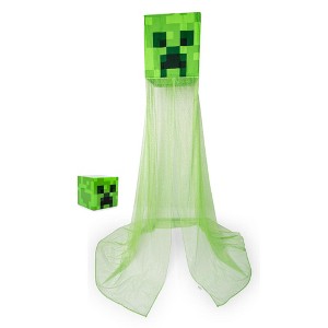 Ukonic Minecraft 2-Piece Creeper Bedroom Bundle | Bed Canopy & Nightlight - 1 of 1