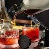 Viski Smoked Cocktail Set| Glass Carafe with Smoker Pellets for Smoke Infusion. Cocktails Smoking Barware Tool Set with Recipe Book, Black - 3 of 4