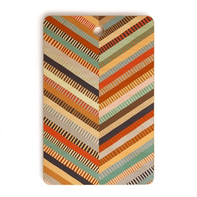 17" x 12" Wood Alisa Galitsyna Grandmother's Quilt Rectangular Cutting Board - society6