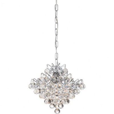 Quoizel Lighting Bordeaux 4 - Light Pendant in  Polished Chrome