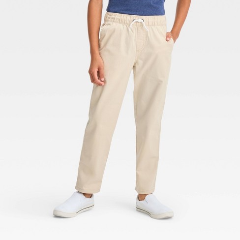 Relaxed Straight Pull-On Pants