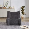 CAVINAS 35" Bean Bag Chair, Chenille Fabric Sofa Chair with High-Resilience Sponge, Ergonomic Accent Chair for Living Room, Bedroom - 2 of 4