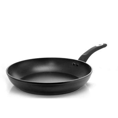 Oster Hawke 12 Inch Ceramic Nonstick Aluminum Frying Pan In Dark Blue :  Target