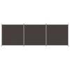 vidaXL 3-Panel Room Divider Brown 206.7"x70.9" Fabric - 3 of 4