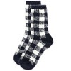 Memoi Women's Classic Buffalo Plaid Cozy Crew Socks - 3 of 4
