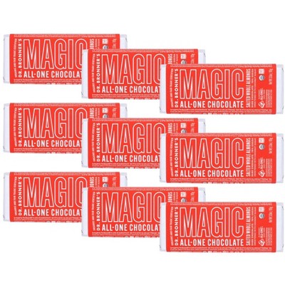 Dr. Bronner's Magic Salted Whole Almonds Chocolate Bar - Case of 9/3 oz