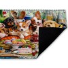 Stupell Industries Puppies In Basket Tea Party Printed Outdoor Door Mat, design by Image World, 18"x30" - 2 of 4