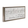 Stupell Industries Family Traditions Heartfelt Phrase, 31" x 14" - 3 of 4