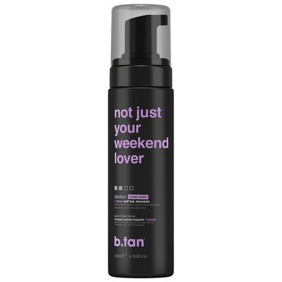 B.tan Not Just Your Week End Lover Self Tan Mousse - 6.7 Fl Oz : Target