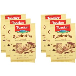 Loacker Wafer Quadratini Tiramisu - Pack of 6 - 7.76 oz - 1 of 2