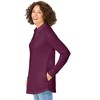 Woman Within Plus Size Relaxed Waffle-Thermal Tunic - 4 of 4