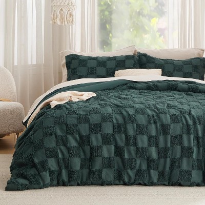 3 Pieces Boho Duvet Cover Set for All Seasons Soft Shabby Chic Embroidery Boho Bedding