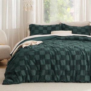 3 Pieces Boho Duvet Cover Set for All Seasons Soft Shabby Chic Embroidery Boho Bedding - 1 of 4
