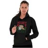 Merry Christmas Betty Boop Xmas Hoodie Sweatshirt Women Brisco Brands - 3 of 4