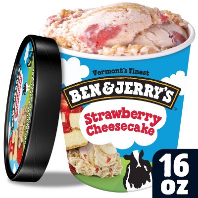 Ben & Jerry's Strawberry Cheesecake Ice Cream - 16oz