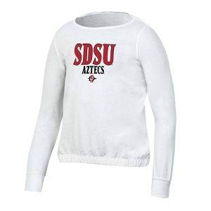 NCAA San Diego State Aztecs Girls' White Long Sleeve T-Shirt - 1 of 3
