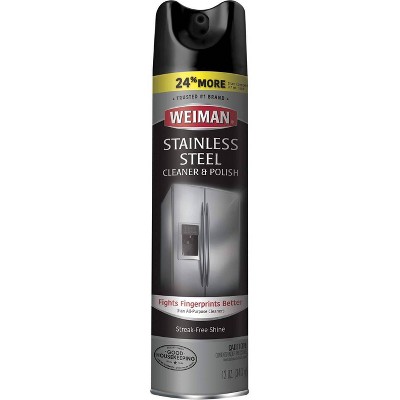 Weiman 17 oz. Stainless Steel Cleaner and Polish Aerosol (6-Pack) 49 COMBO2  - The Home Depot