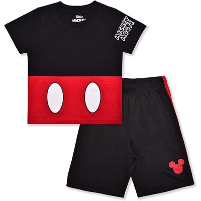 Disney Mickey Mouse and Friends Boys Short Sleeve T-Shirt and Shorts Set for Toddler, Little and Big Kids - 5