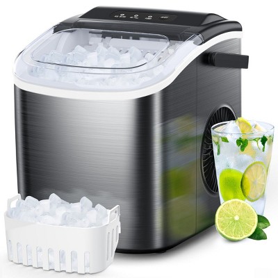 Kismile 26-lb Ice Per day Countertop or portable Bullet Ice Maker