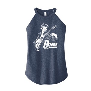 Women's - David Bowie - Bowie Punk Graphic High Neck Tank - 1 of 3