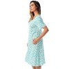 Just Love Womens Short Sleeve Nightgown  - Sleep Dress with Bow - 2 of 3