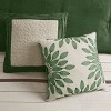 TopComfy Bedding Sets 7 Pc Pieced Faux Suede Comforter Set King Plush Bedding Set Soft Velvety Texture For Bedroom, Green, 18.9"*13.39"*13.39" - 4 of 4