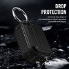 HTUTWOO Case for AirPods Pro/Pro2, Premium Slim Shockproof Protective Cover with Keychain Case and Cleaning Kit for Women Men - 2 of 4