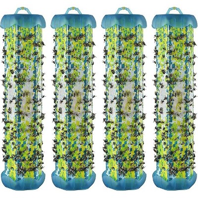 RESCUE! Non-Toxic TrapStik Fly Trap – Indoor Hanging Fly Control, Sticky Trap, 4 Pack