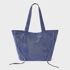 Washed Canvas Tote Handbag - JoyLab™ - 1 of 4