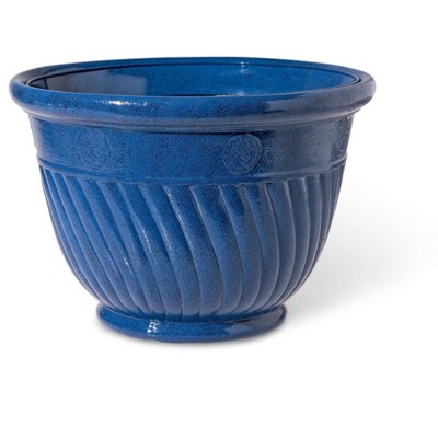 Mazzano Self-Watering Planter, 19 Inches - Gardener's Supply Company