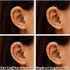 Ear Cuffs Non Piercing Ear Cuff Earrings for Women Trendy Clip on Cartilage Earring Stacks Non Pierced - 3 of 4