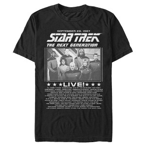 Men's Star Trek: The Next Generation Concert Poster T-Shirt - 1 of 4