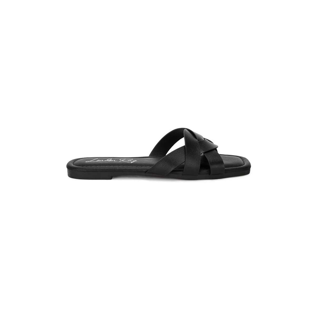 Обувь London Rag Womens Dickery Knotted Straps Detail Slip Ons 8 — фото 3