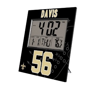 NFL New Orleans Saints Players Game Tactic Wall Clock - 1 of 3