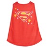 DC Comics Justice League Batgirl Supergirl Wonder Woman Girls Zip Up Costume Pajama Coverall and Cape Toddler to Little Kid - 2 of 4