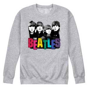 Men's - The Beatles - Colorful Logo Graphic Fleece Sweatshirt - 1 of 4