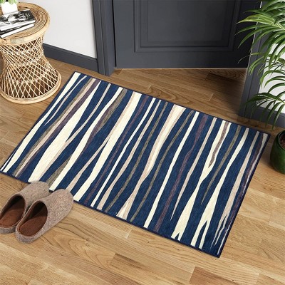 Modern Abstract Area Rug Colorful Throw Carpet Contemporary Area Rugs