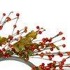 Northlight Berries and Maple Leaves Fall Harvest Artificial Twig Wreath - 22" - 4 of 4
