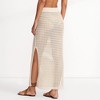 Lands' End Women's Cotton Open Knit Maxi Swim Cover-up Skirt - 2 of 4