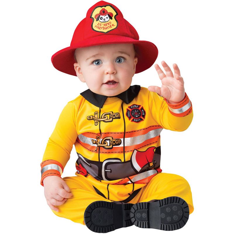 InCharacter Fearless Firefighter Infant Costume, 1 of 2