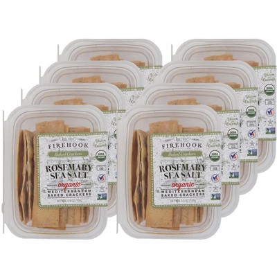 Firehook Rosemary Sea Salt Crackers - Case of 8/5.5 oz