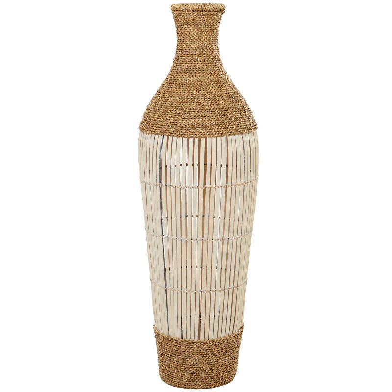 40&#39;&#39;. x 13&#39;&#39; Tall Seagrass Woven Floor Vase Brown - Olivia &#38; May, 4 of 7