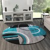 Masada Rugs Sophia Collection Hand Sculpted Modern Contemporary Area Rug - 3 of 4